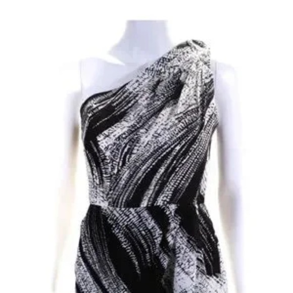 Shoshanna Silk One Shoulder Julie Dress - Picture 8 of 8